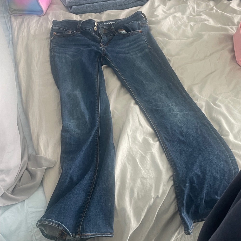 American Eagle Outfitters Dark Blue Flare Jeans